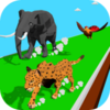 animal transform race android application logo